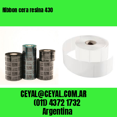 Ribbon cera resina 430