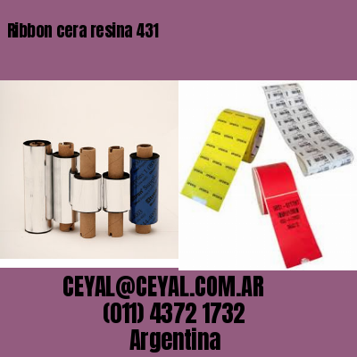 Ribbon cera resina 431