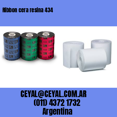 Ribbon cera resina 434