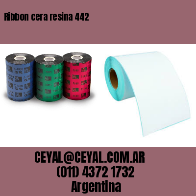 Ribbon cera resina 442