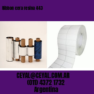 Ribbon cera resina 443