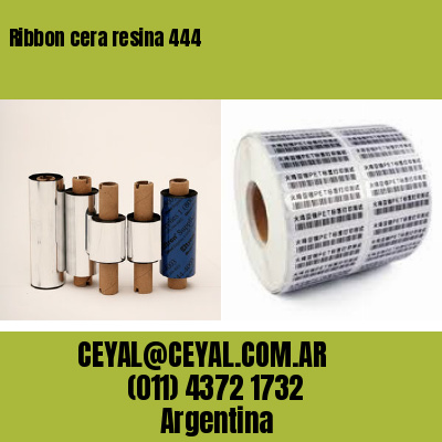 Ribbon cera resina 444