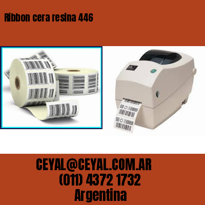 Ribbon cera resina 446