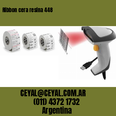 Ribbon cera resina 448