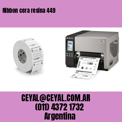 Ribbon cera resina 449