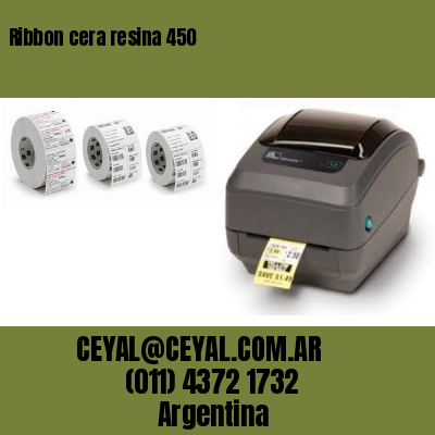 Ribbon cera resina 450