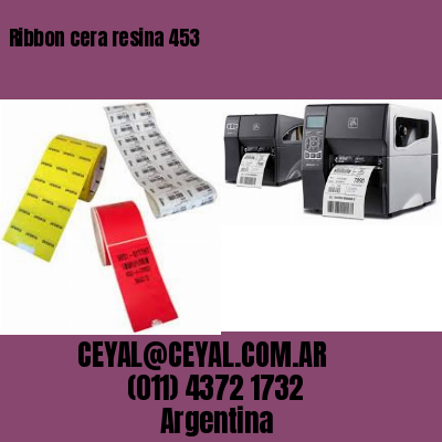 Ribbon cera resina 453