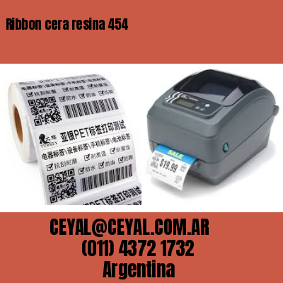 Ribbon cera resina 454