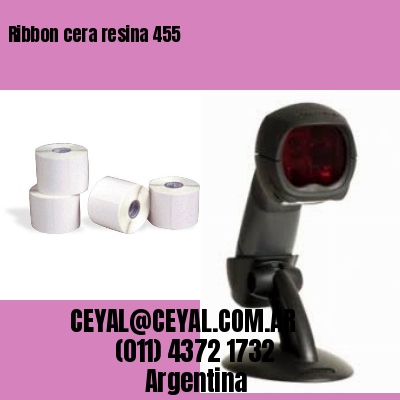 Ribbon cera resina 455