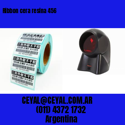 Ribbon cera resina 456