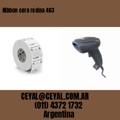 Ribbon cera resina 463