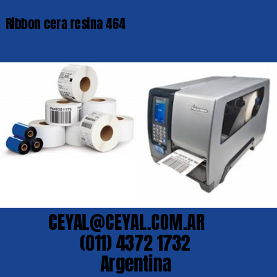 Ribbon cera resina 464