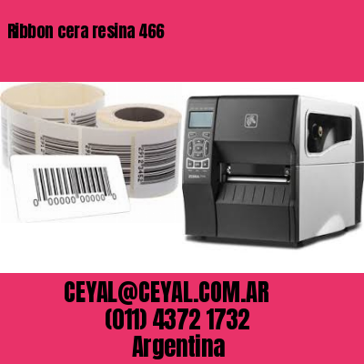 Ribbon cera resina 466