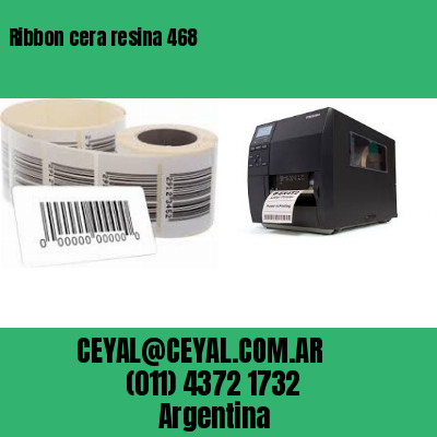 Ribbon cera resina 468