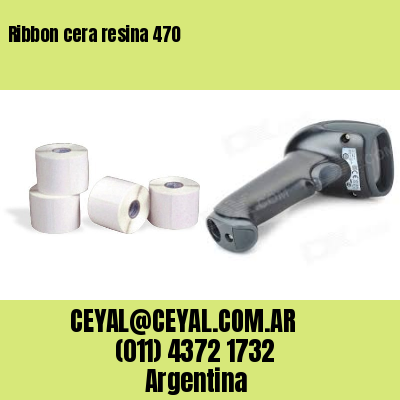 Ribbon cera resina 470