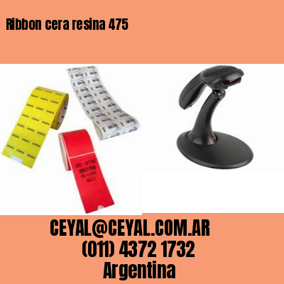 Ribbon cera resina 475