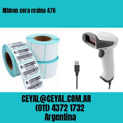 Ribbon cera resina 476