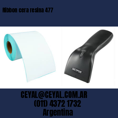 Ribbon cera resina 477