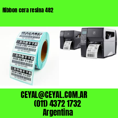 Ribbon cera resina 482
