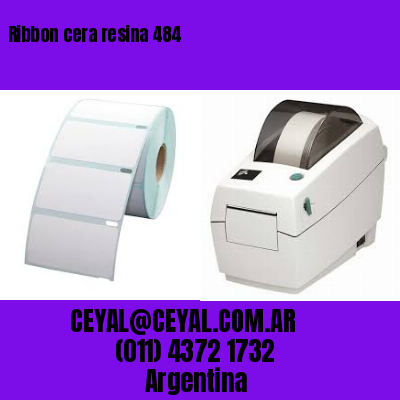 Ribbon cera resina 484