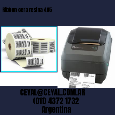 Ribbon cera resina 485