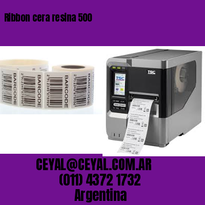 Ribbon cera resina 500