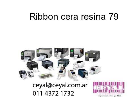 Ribbon cera resina 79