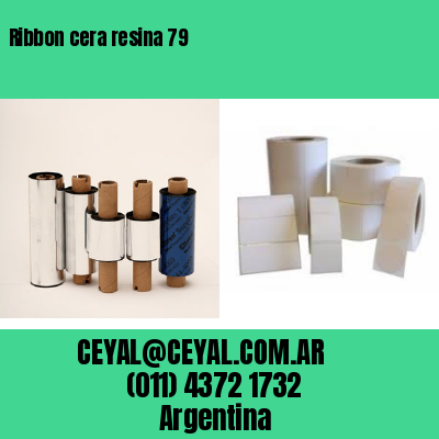 Ribbon cera resina 79