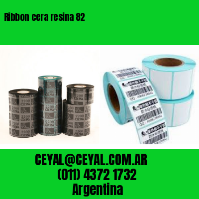 Ribbon cera resina 82