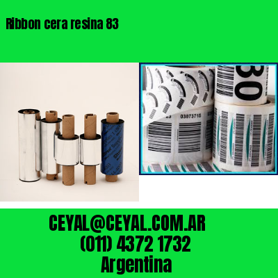 Ribbon cera resina 83