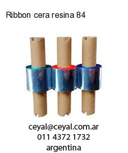 Ribbon cera resina 84