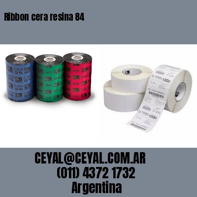 Ribbon cera resina 84