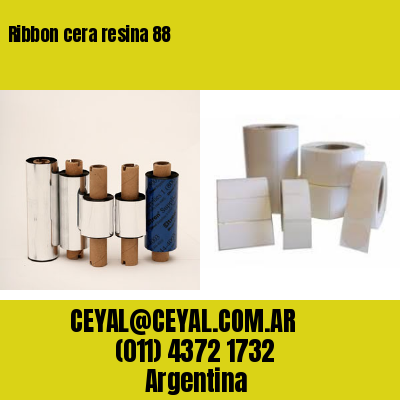 Ribbon cera resina 88