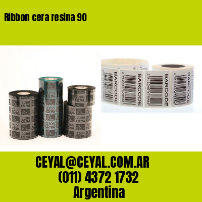 Ribbon cera resina 90