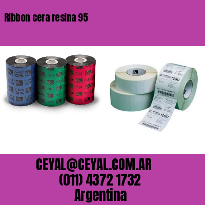 Ribbon cera resina 95