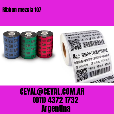 Ribbon mezcla 107