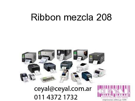 Ribbon mezcla 208