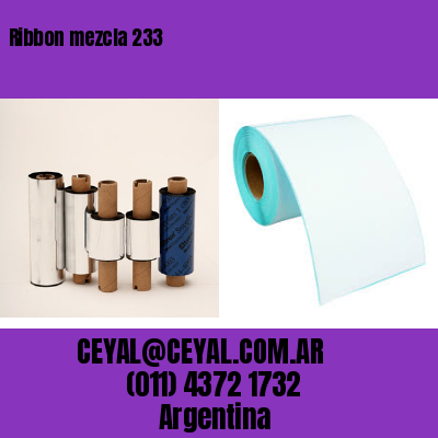 Ribbon mezcla 233