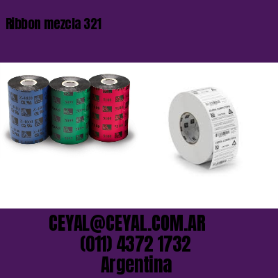 Ribbon mezcla 321