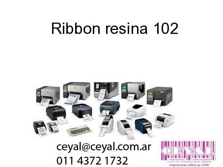 Ribbon resina 102