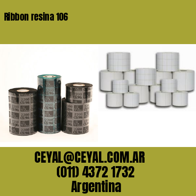 Ribbon resina 106