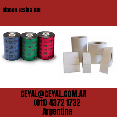 Ribbon resina 108