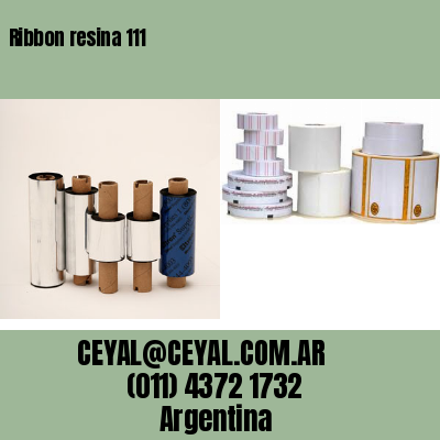 Ribbon resina 111