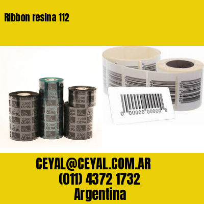 Ribbon resina 112