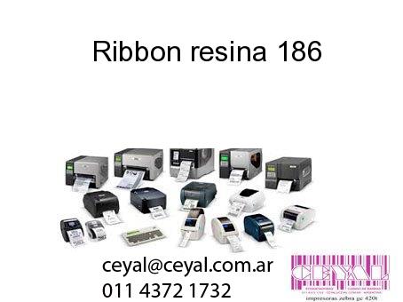 Ribbon resina 186
