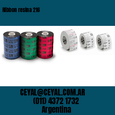 Ribbon resina 216