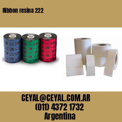 Ribbon resina 222