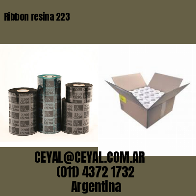 Ribbon resina 223