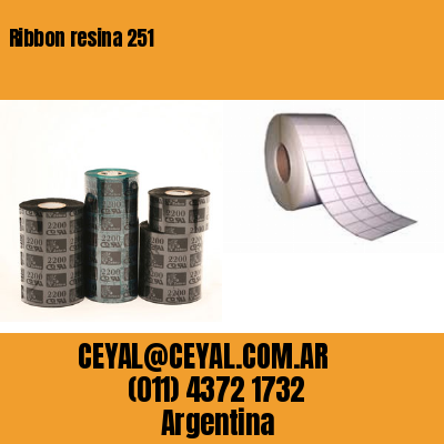 Ribbon resina 251