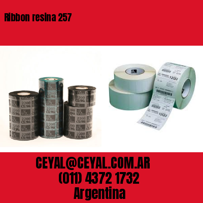 Ribbon resina 257